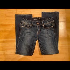 American Eagle 🦅 Original Boot Short Jeans Blue